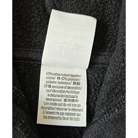 VICTORIA’S SECRET PINK SIZE SMALL BLACK EVERYDAY FLEECE HOODIE - Picture 11 of 11